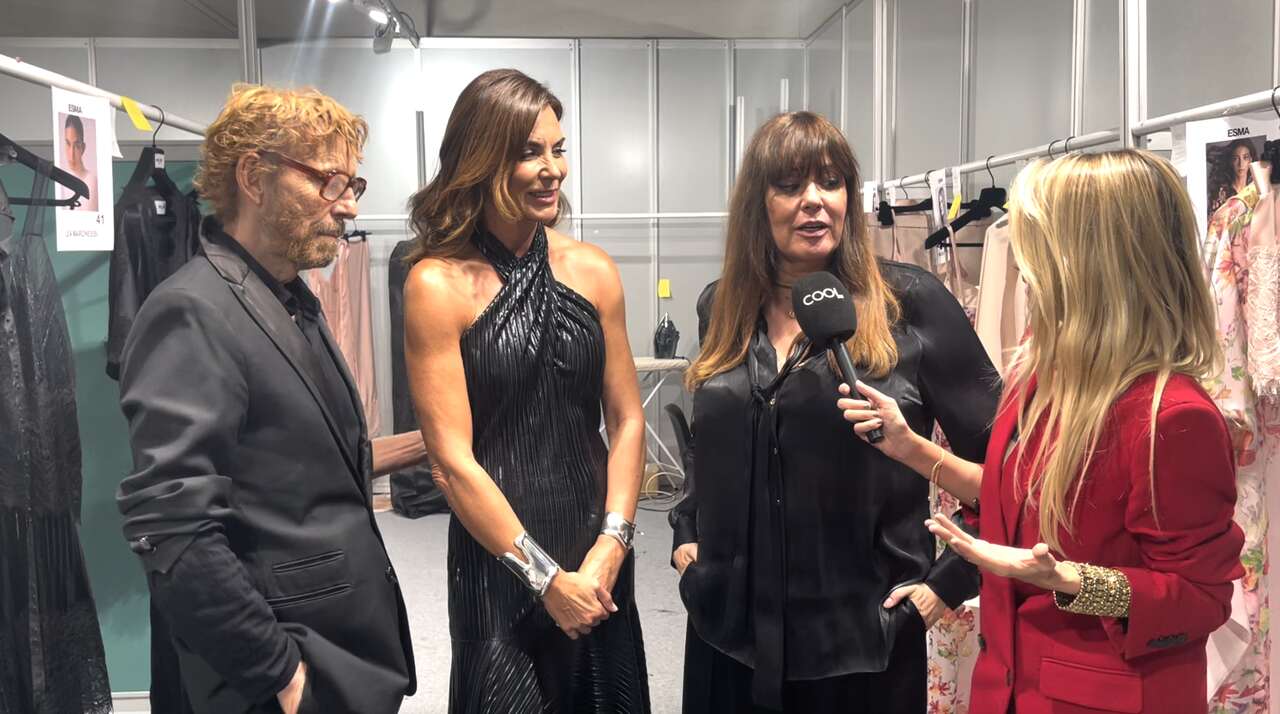 En backstage de la MBFWM con Mar Flores, Paloma y Juanjo de Malne