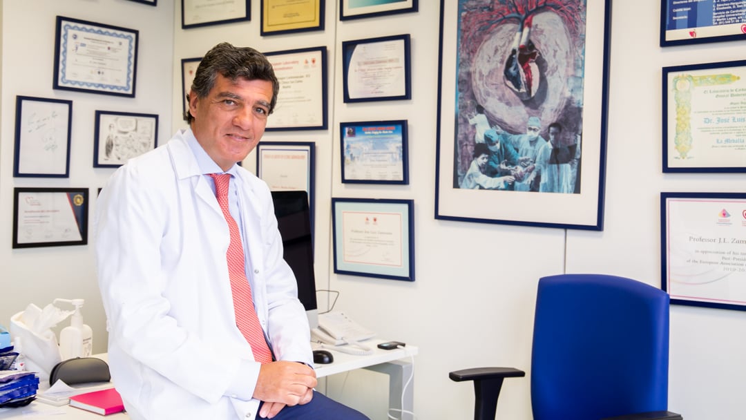 Dr. José Luis Zamorano, Hospital Ramón y Cajal, Cardiología