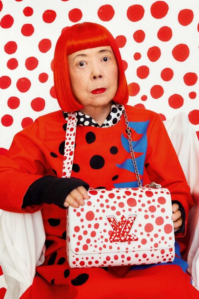 Louis Vuitton, pumpkin, christies, Yayoi Kusama