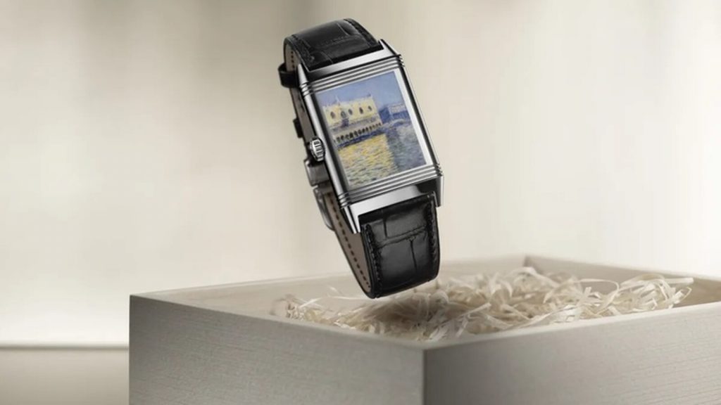 Reloj de Jaeger-LeCoultre con una pintura en el reverso