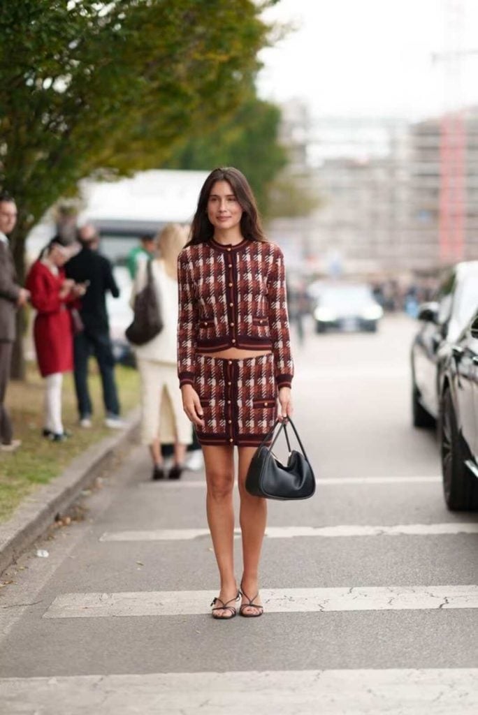 Belen Hostalet en el desfile de prada 