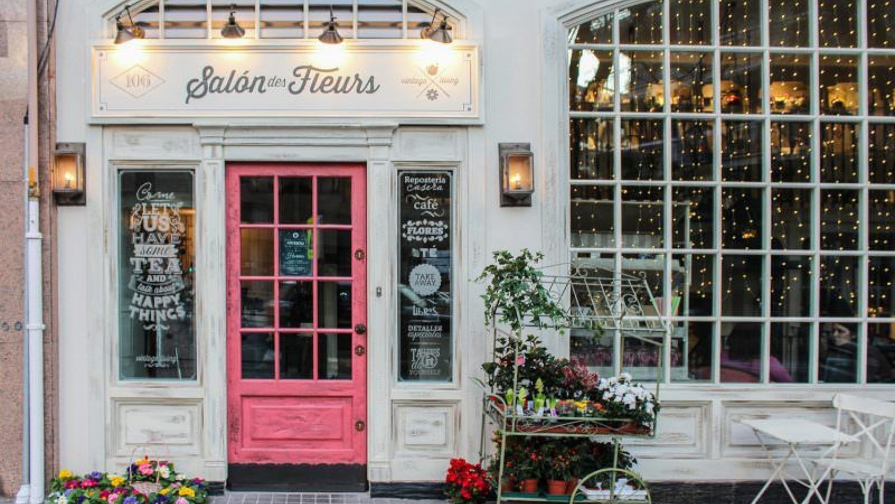 Salón des Fleurs, Madrid, cafés