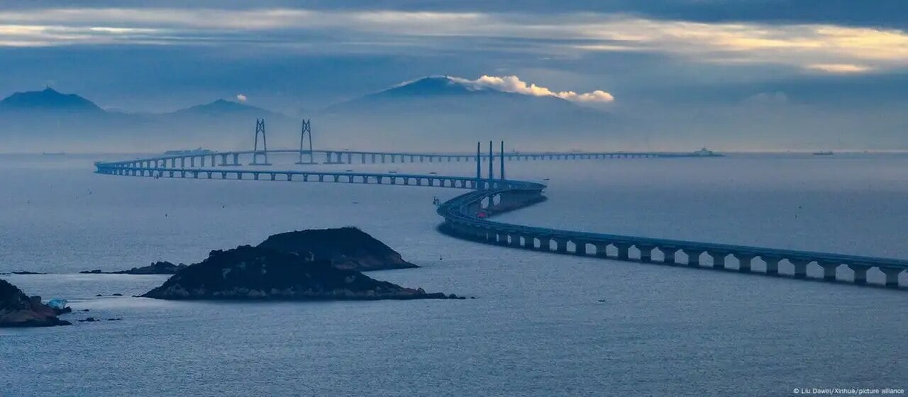 Hong Kong-Zhuhai-Macao, puente, Asia