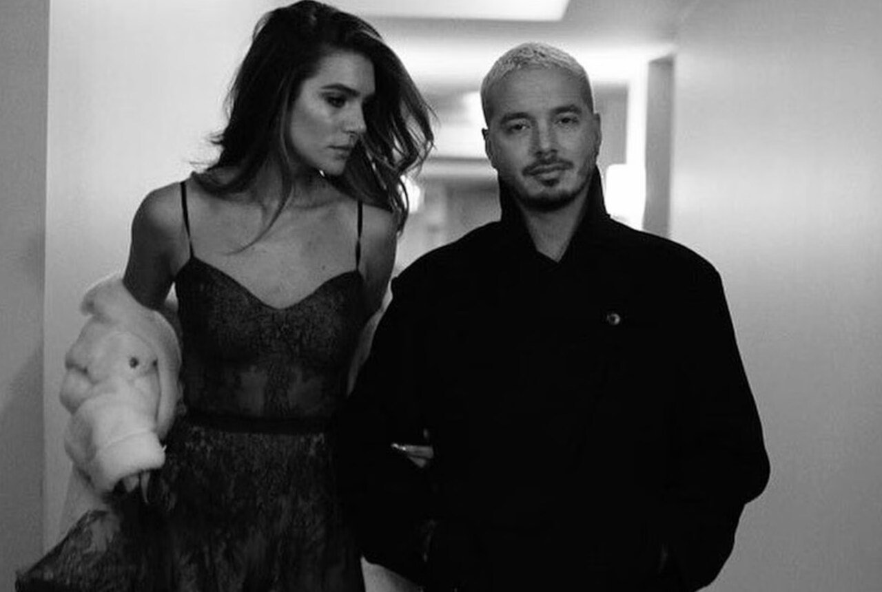 Valentina Ferrer junto a J Balvin