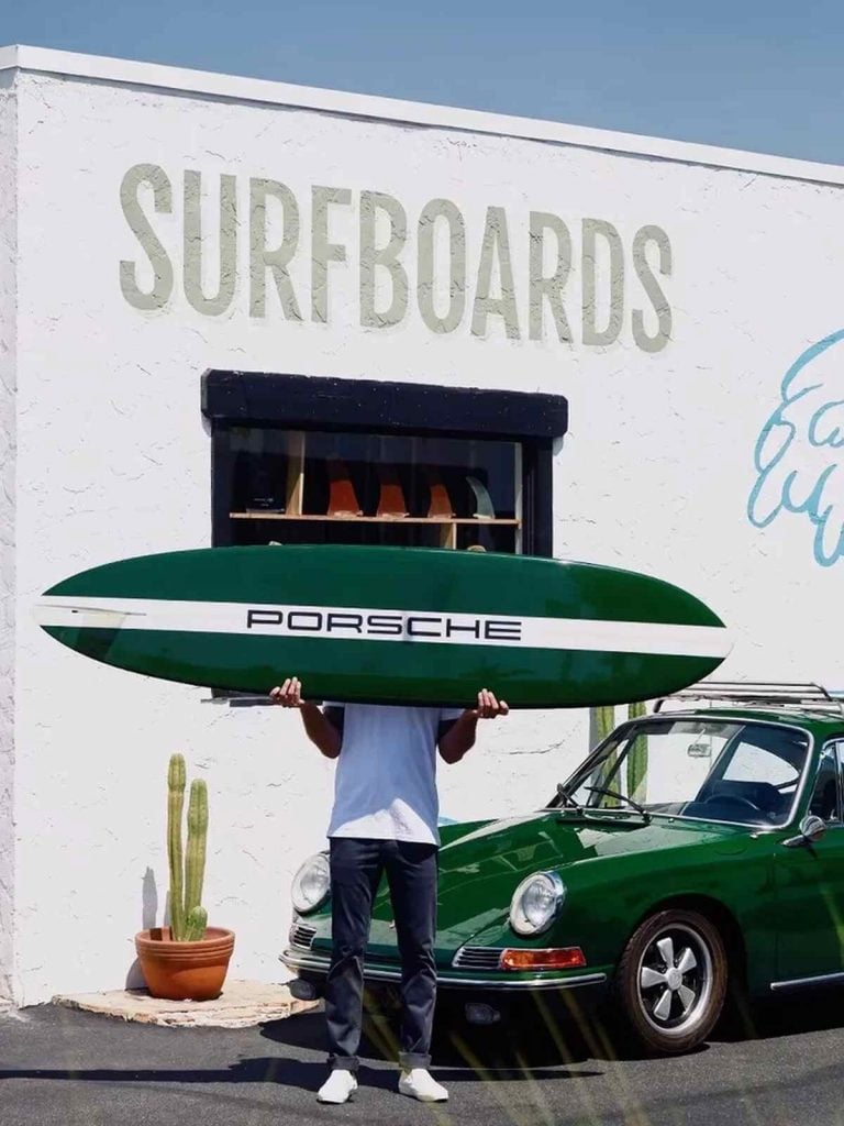 Tabla de surf de Porsche