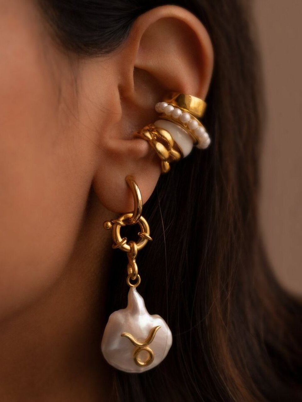 perlas pendientes