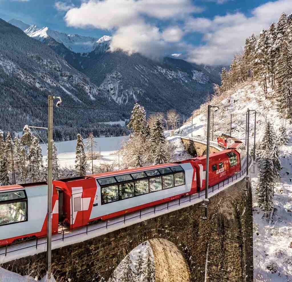 Tren, Alpes, Suiza, Glaciar Express