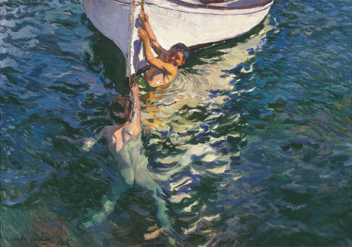 El bote blanco. Jávea, 1905, Colección particular, ©Archivo BPS