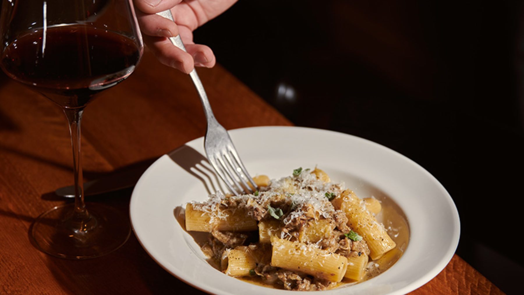 Restaurante italiano, pasta