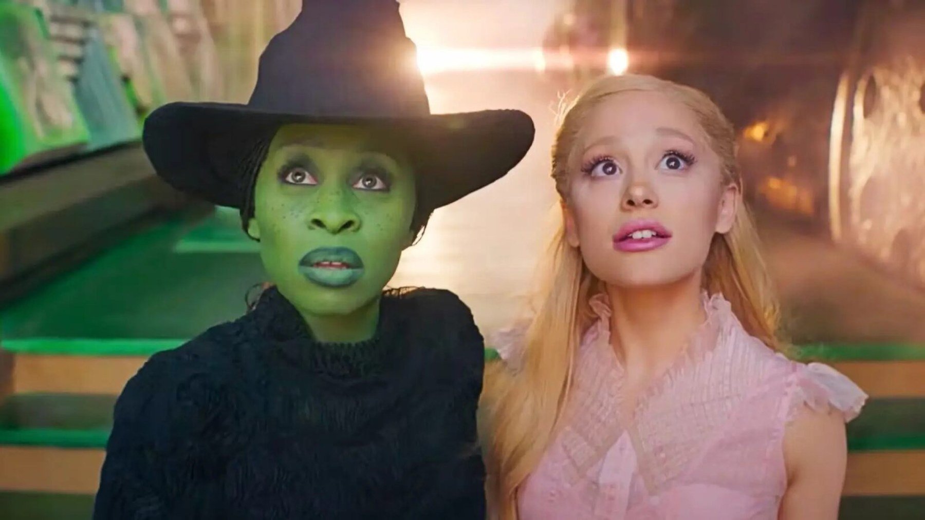 Ariana Grande y Cynthia Erivo en Wicked de 'El Mago de Oz'