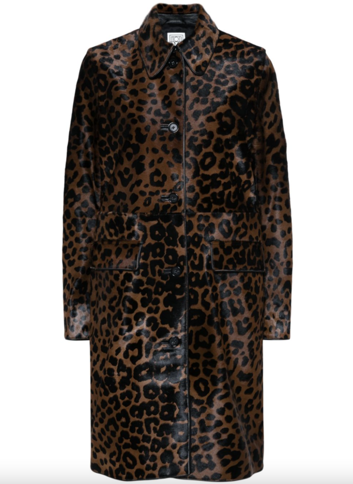 Abrigo animal print, Toteme