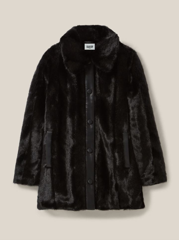 Abrigo faux fur, Claudie Pierlot