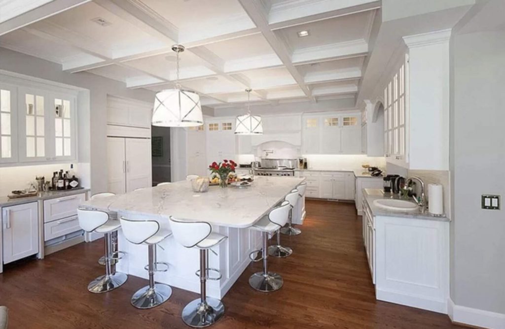 Cocina de la mansión de Mariah Carey