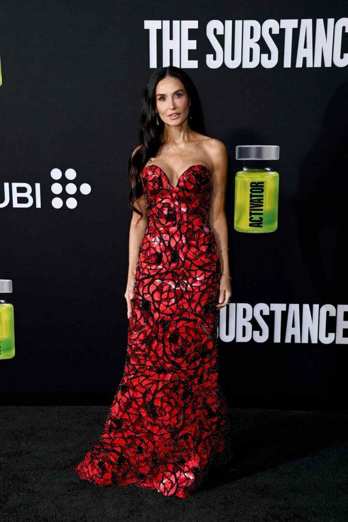 Demi Moore en la premiere de 'La Sustancia' 