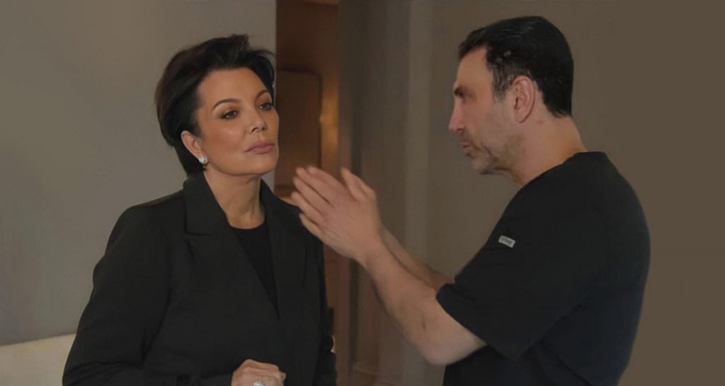 Simon Ourian y Kris Jenner