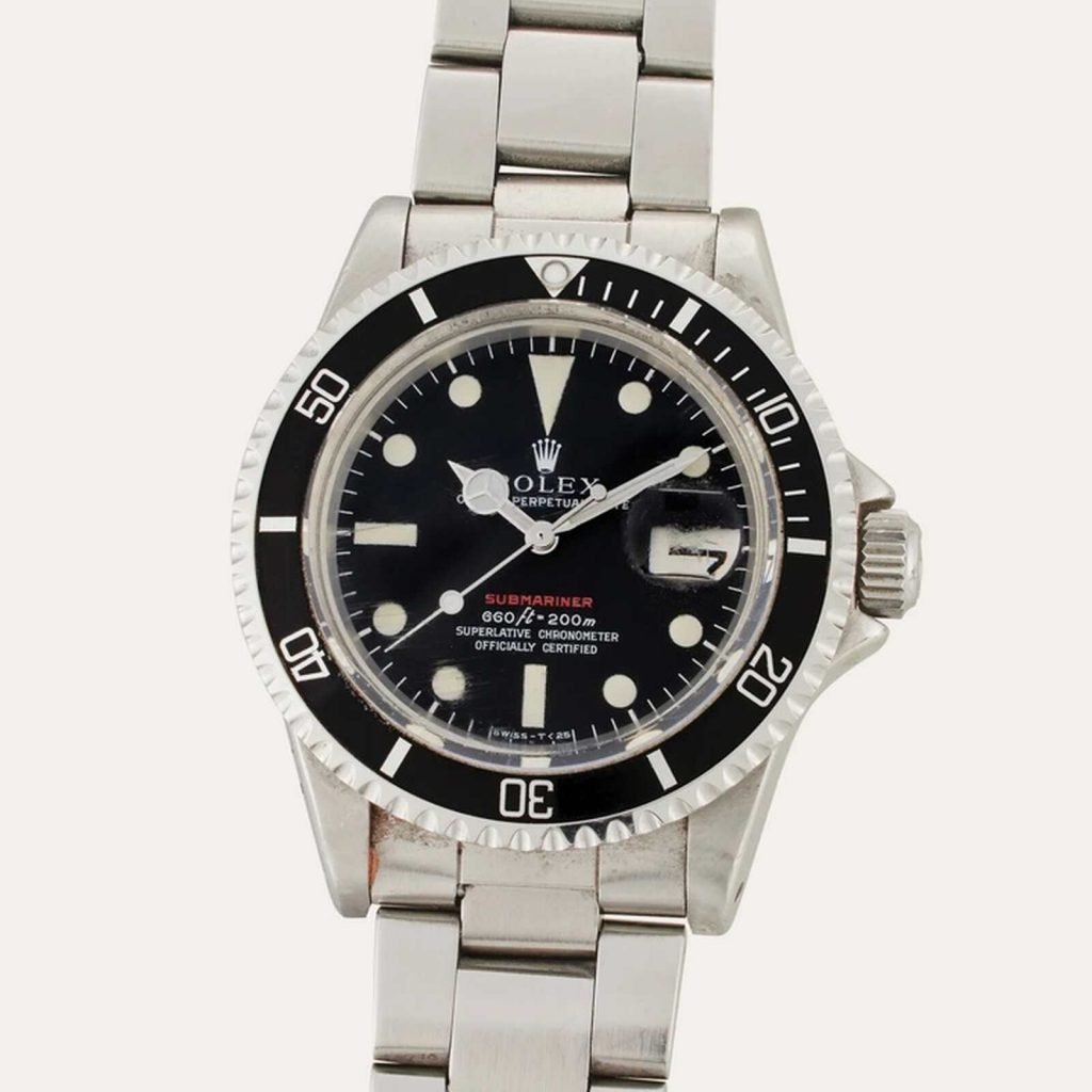 Rolex submariner en plata que sale a subasta