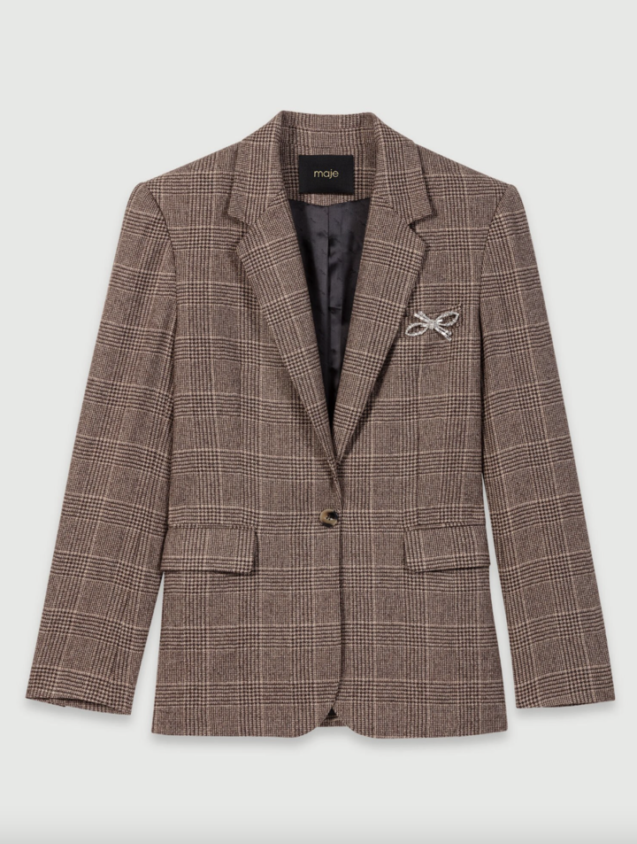 Blazer de cuadros, Maje