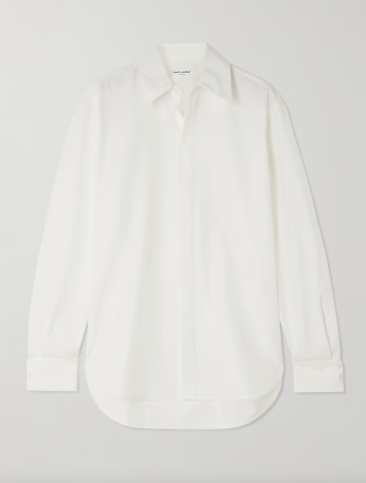 Camisa blanca, Saint Laurent