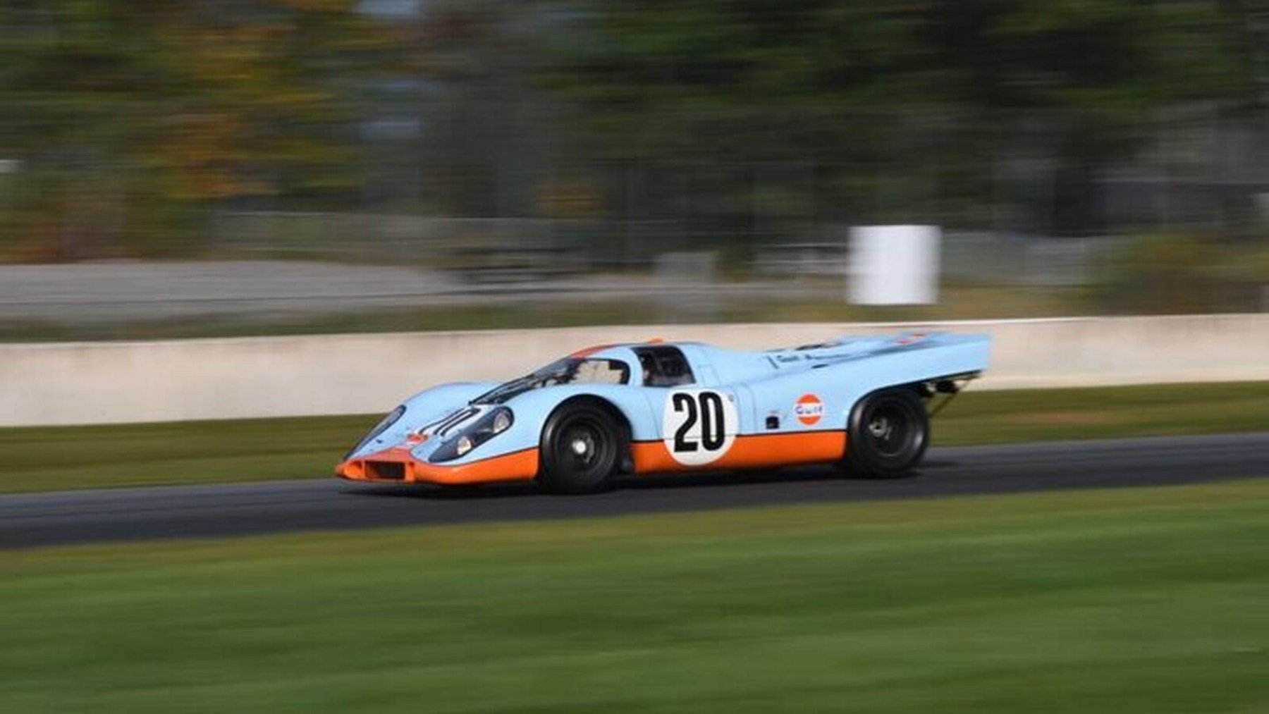 Porsche McQueen en la pista