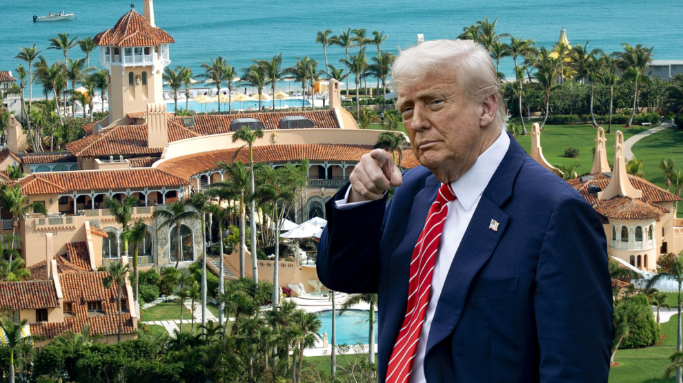 Horizontal de Trump en Mar-a-lago