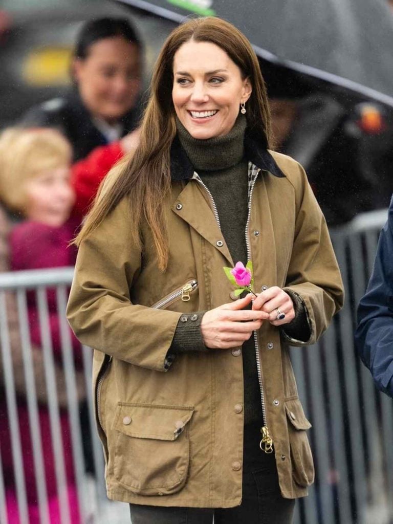 Kate Middleton con una Barbour