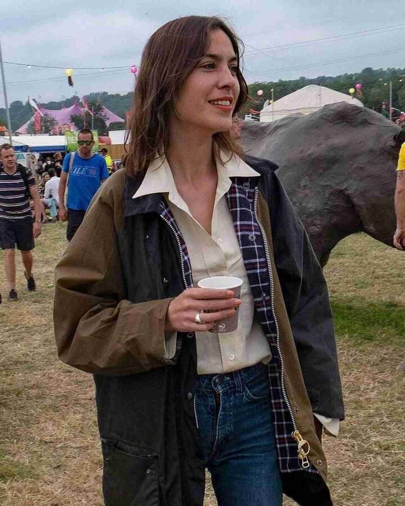 Alexa Chung en un festival