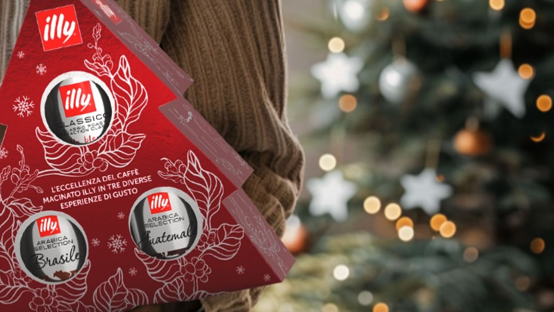 illy, café, navidad