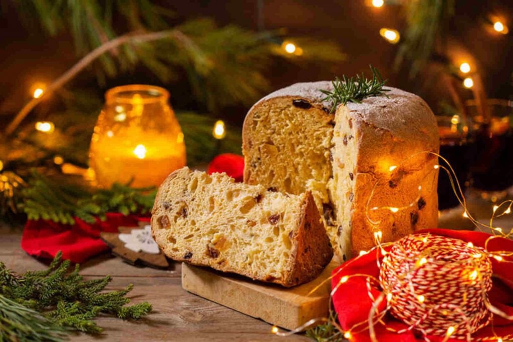 Foto de un panettone