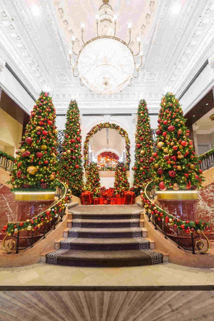 Lobby del Península Nueva York