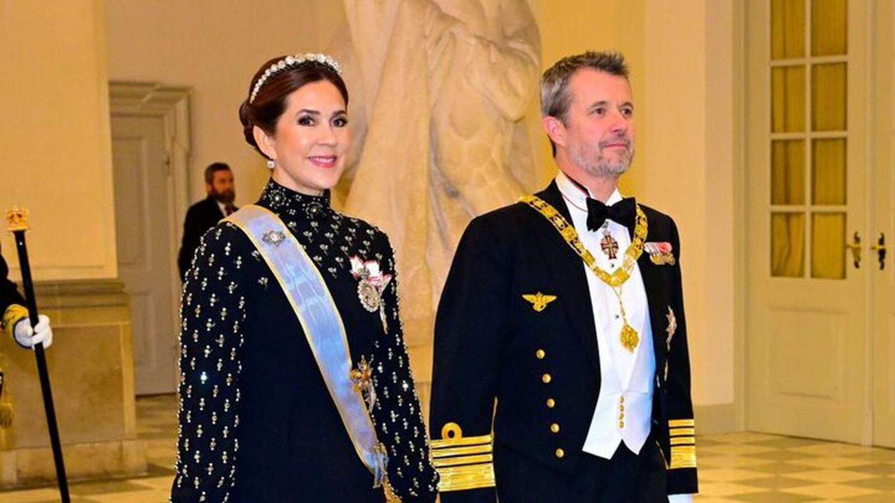 Los reyes de Dinamarca