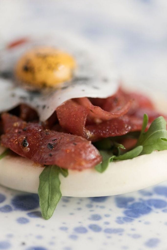 Pan Bao con atún rojo