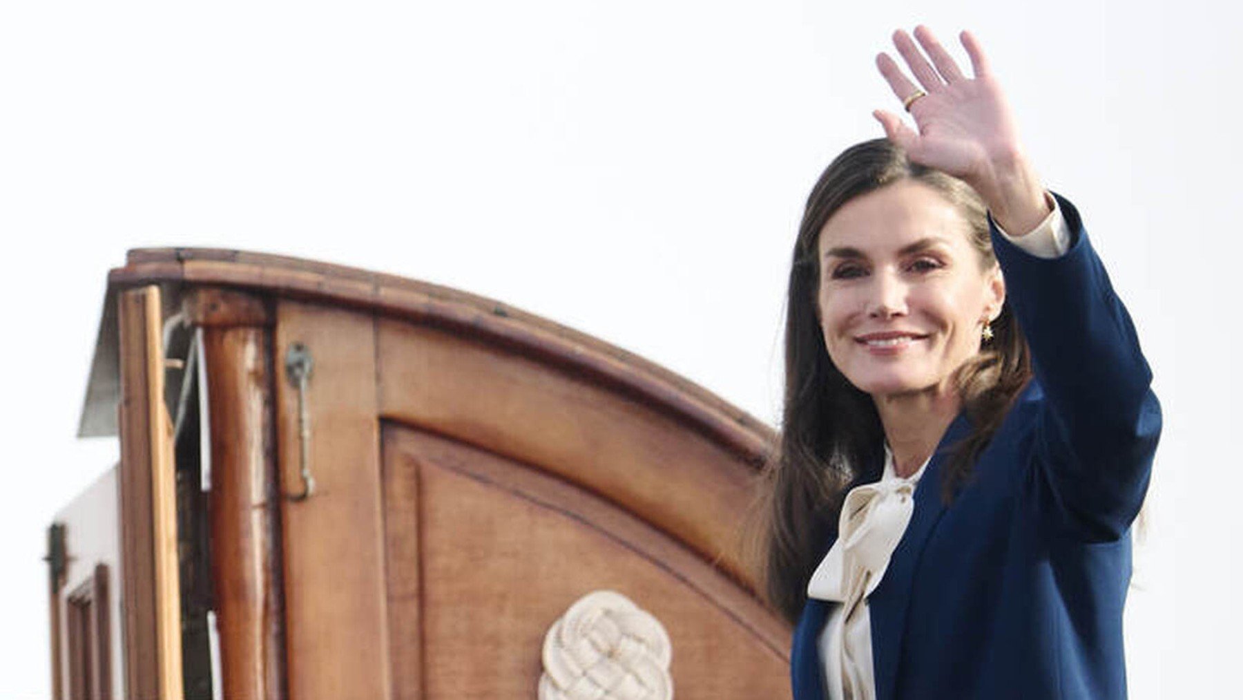 Reina Letizia desde el Juan Sebastián el Cano