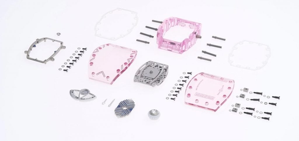 Piezas del nuevo Richard Mille rosa