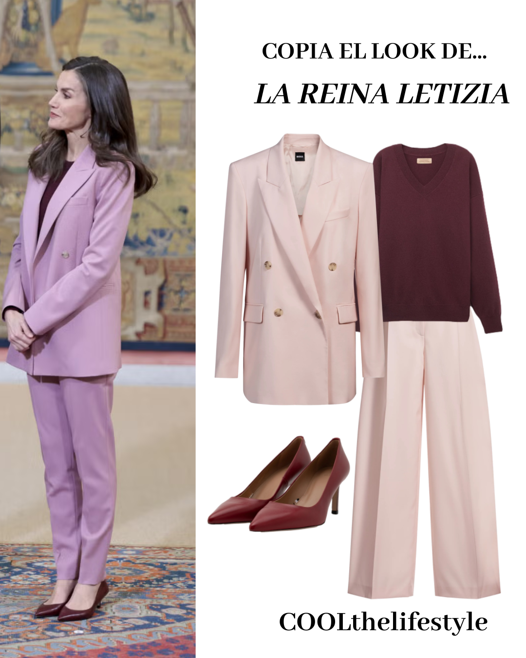 Outfit, traje, Reina Letizia, tendencias, look, moda