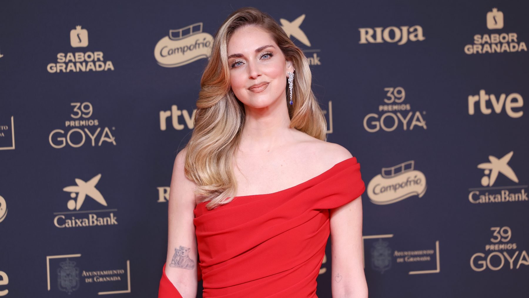 Chiara Ferragni en los Premios Goya 2025