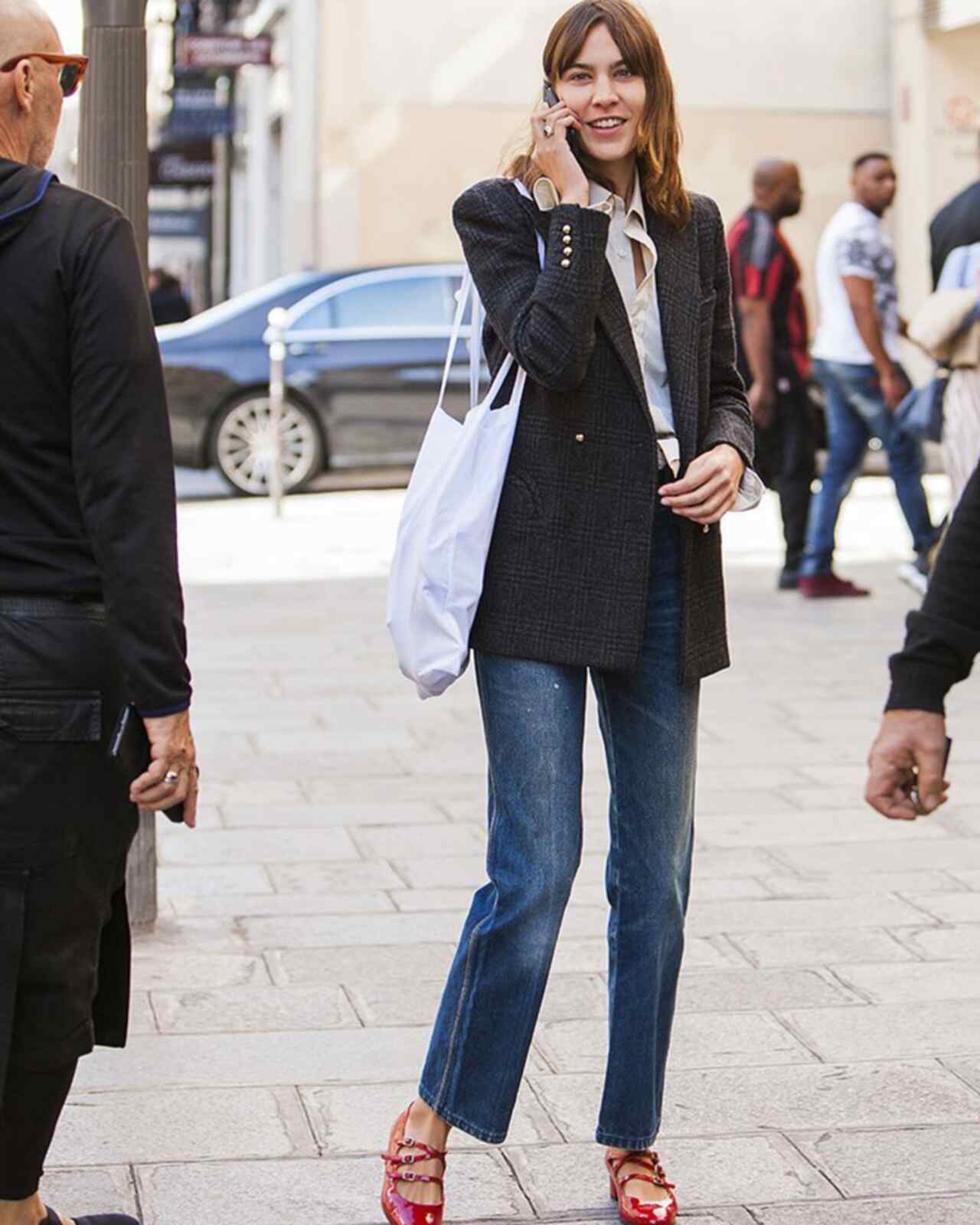 Alexa Chung en la calle