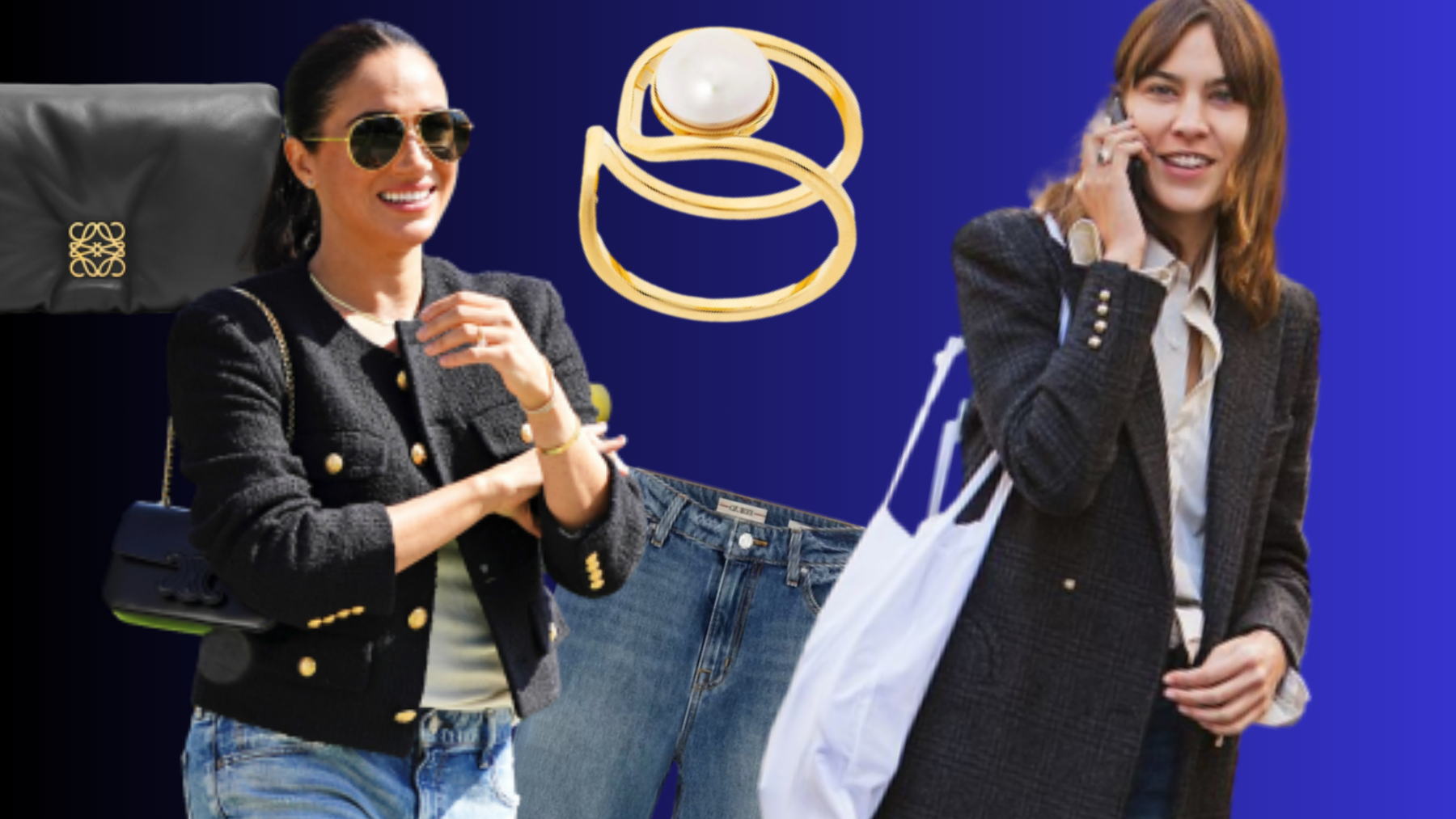 Copia el look de… Meghan Markle y Alexa Chung