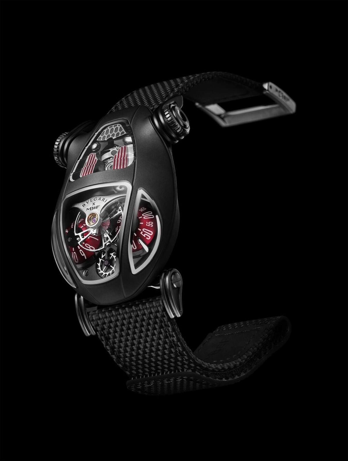 Reloj negro de Bulgari