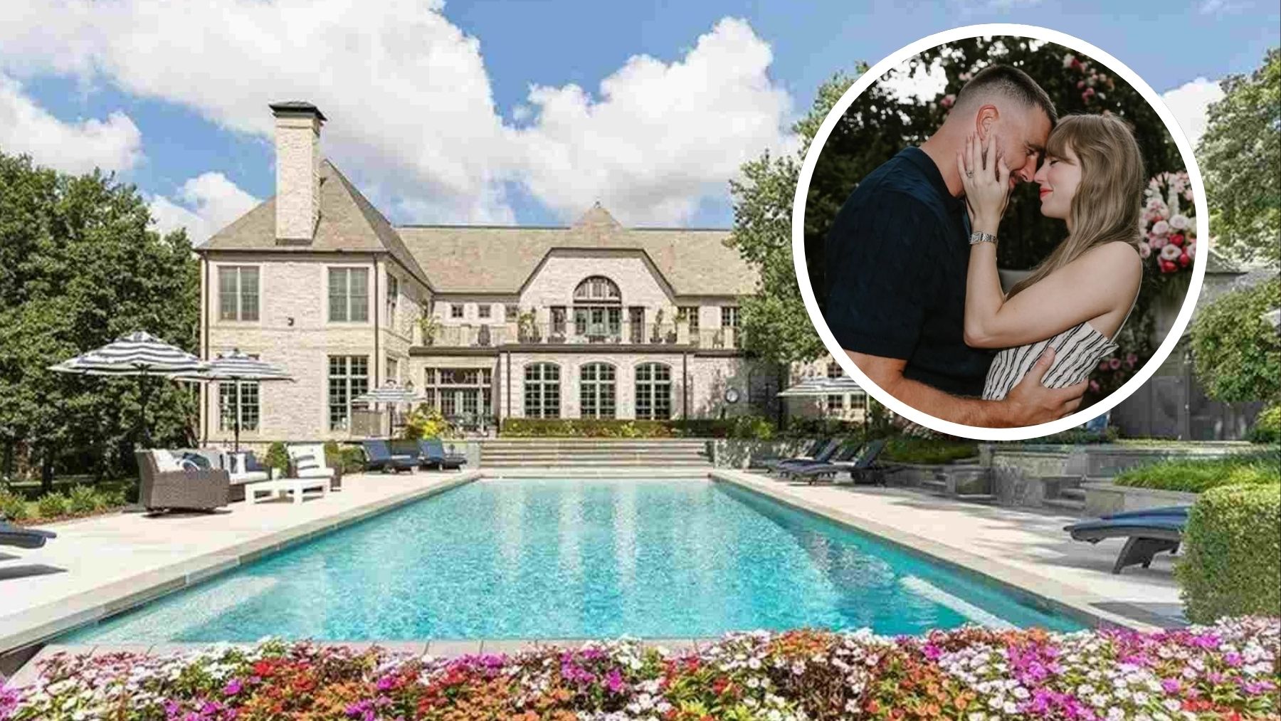 El escenario del compromiso de Taylor Swift y Travis Kelce: una mansión de 6 millones en Kansas