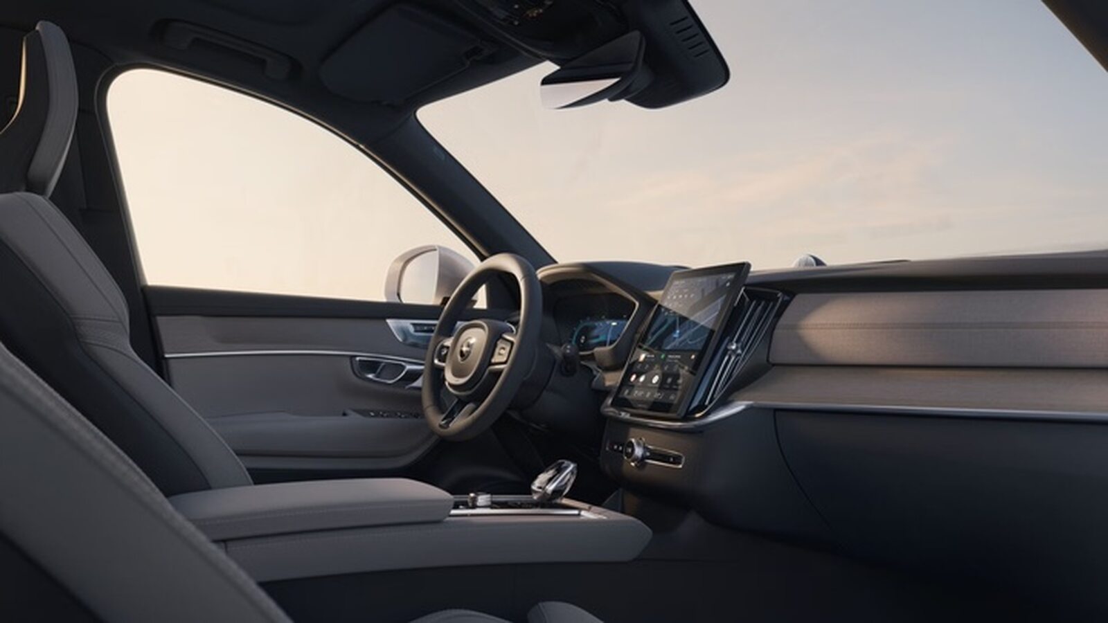 Interior del nuevo Volvo XC 90 híbrido