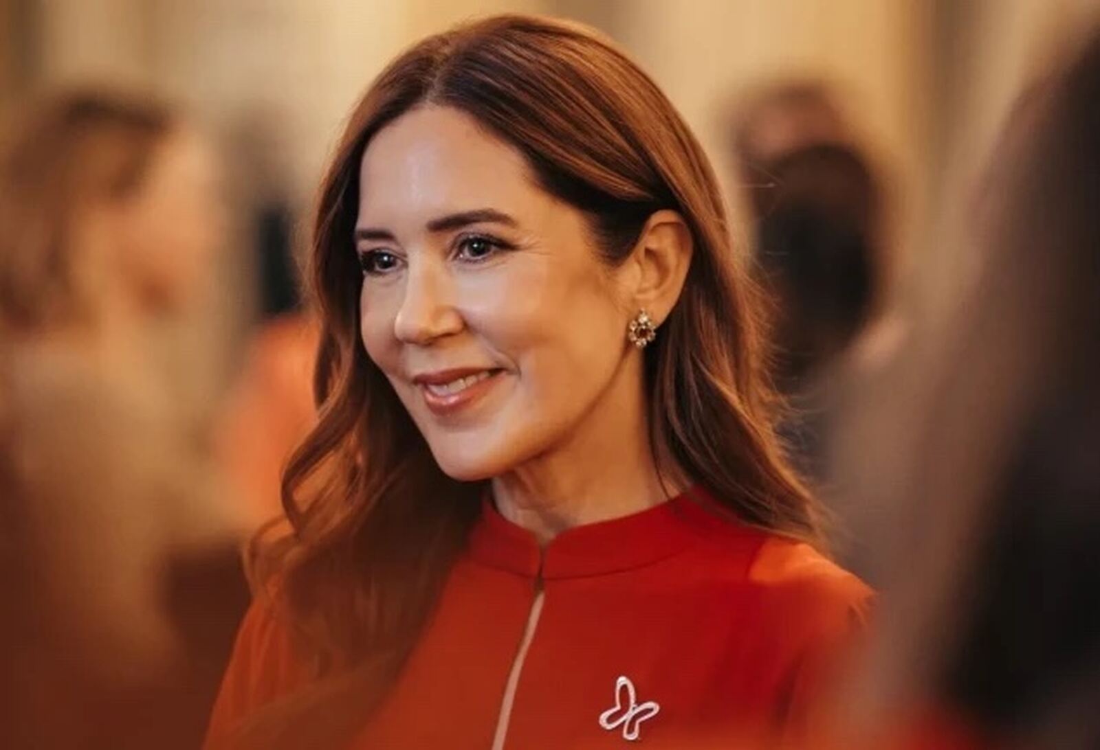 Mary de Dinamarca posando