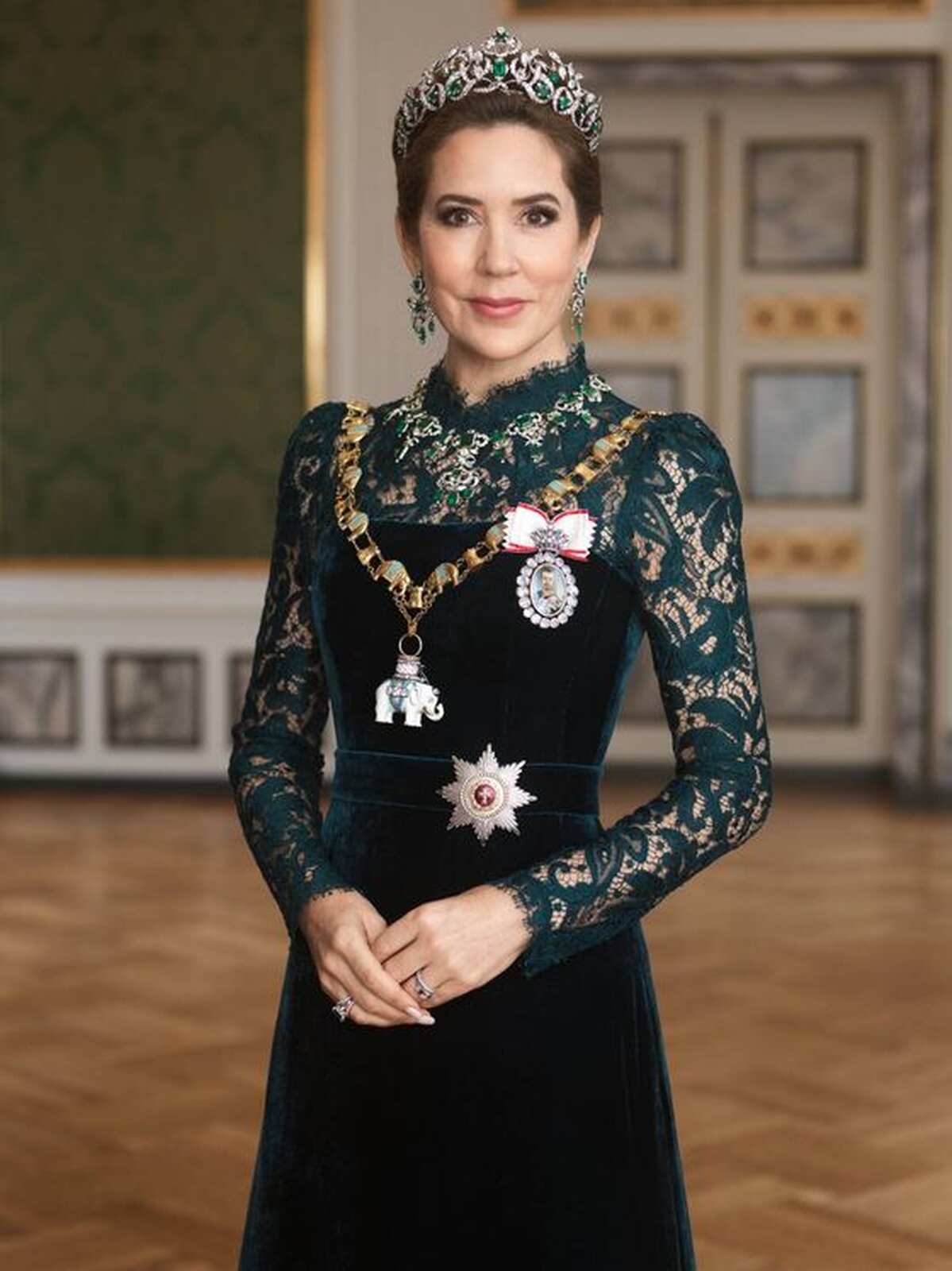 Conjunto de esmeraldas de Mary de Dinamarca