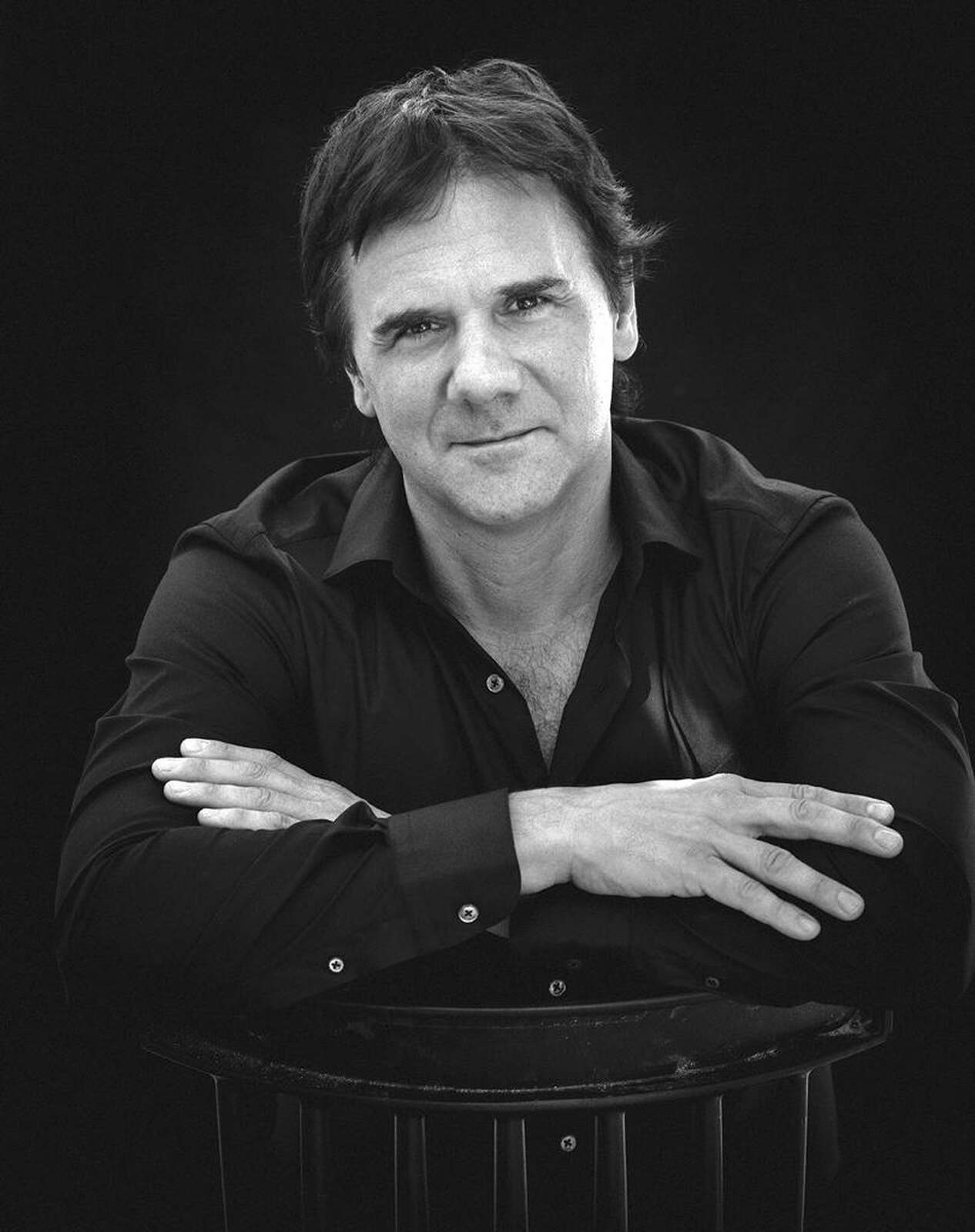 Juan Tonelli en blanco y negro