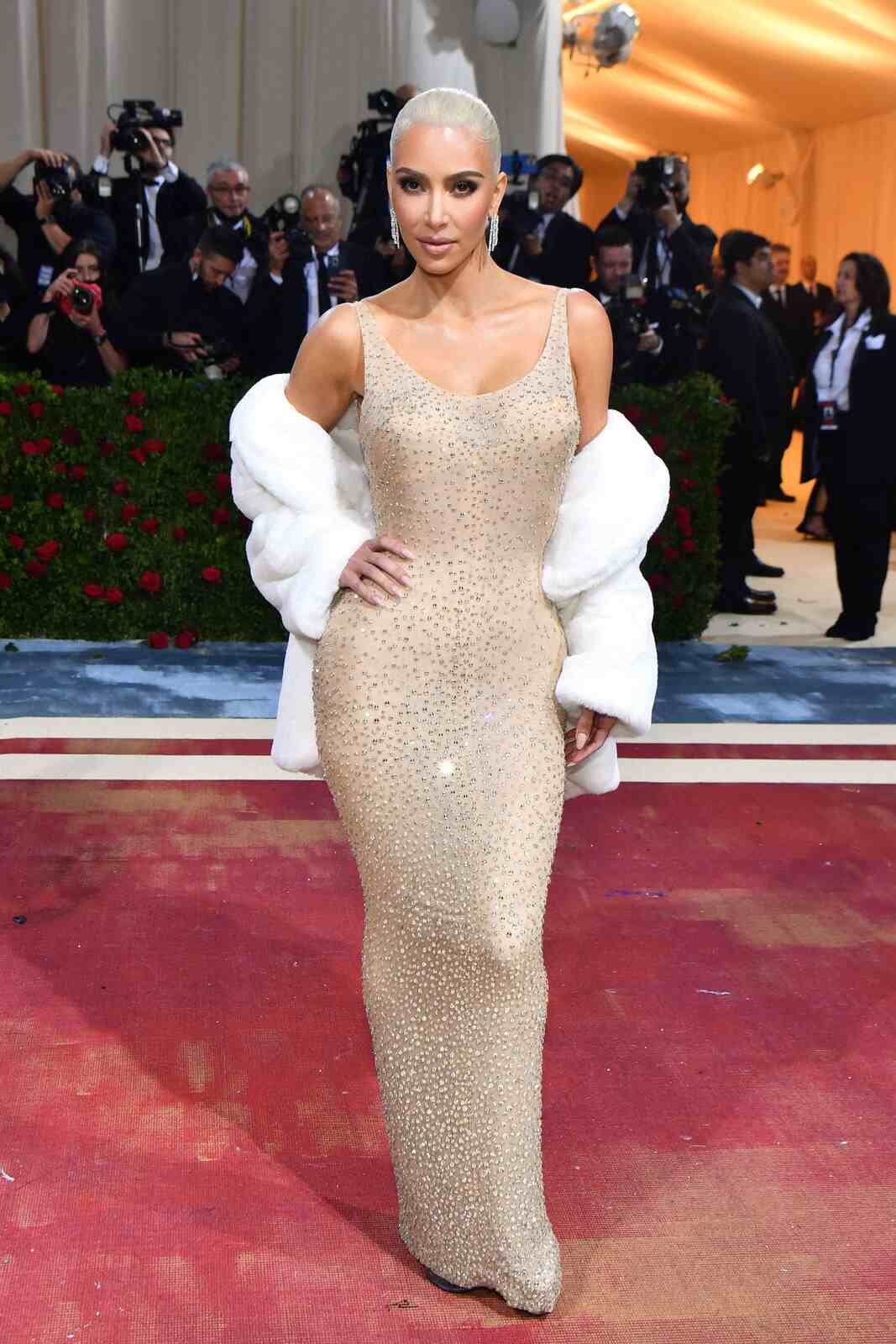 Kim Kardashian de Marilyn en la MET Gala