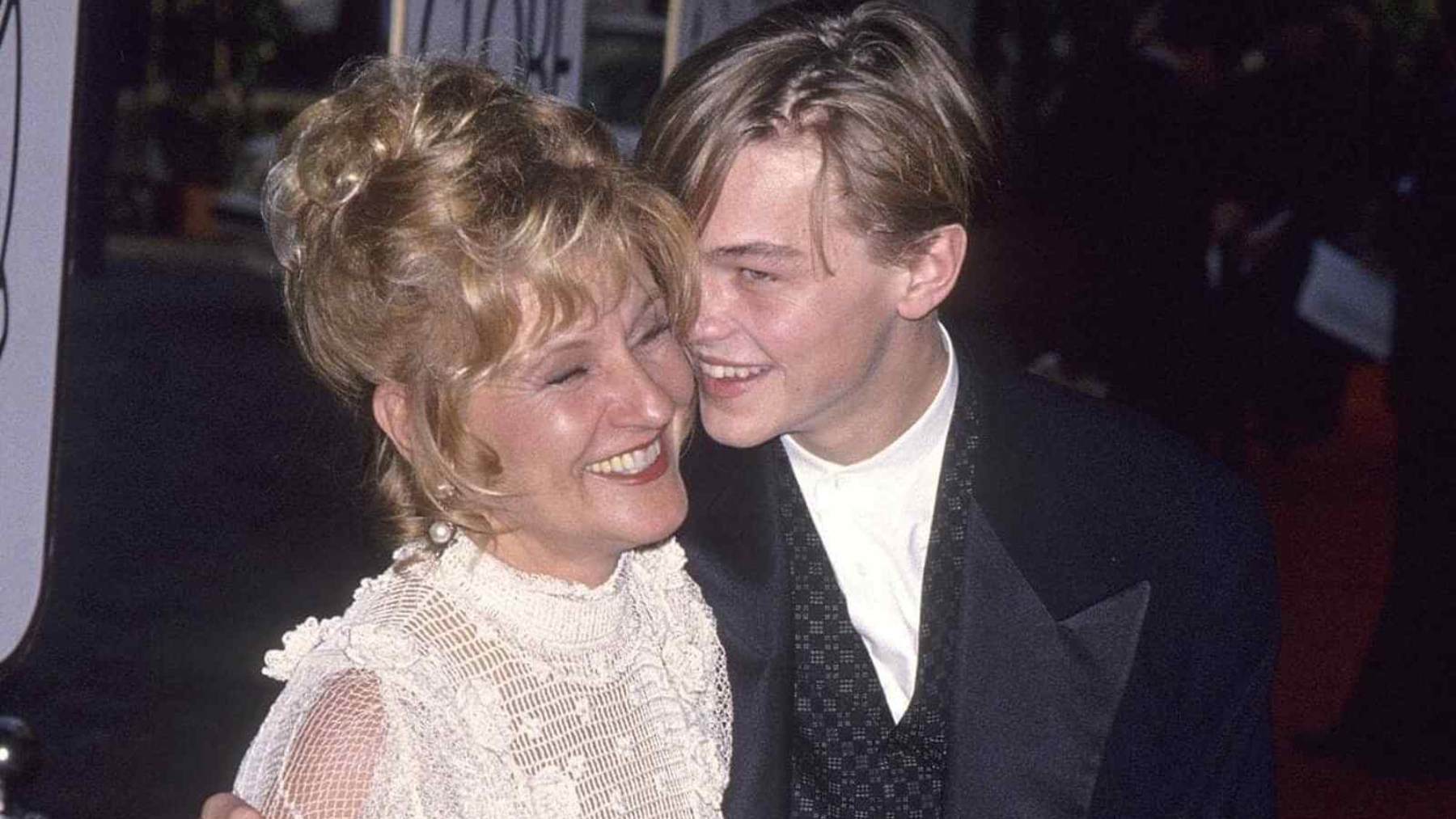 Leonardo DiCaprio con su madre, día de la madre
