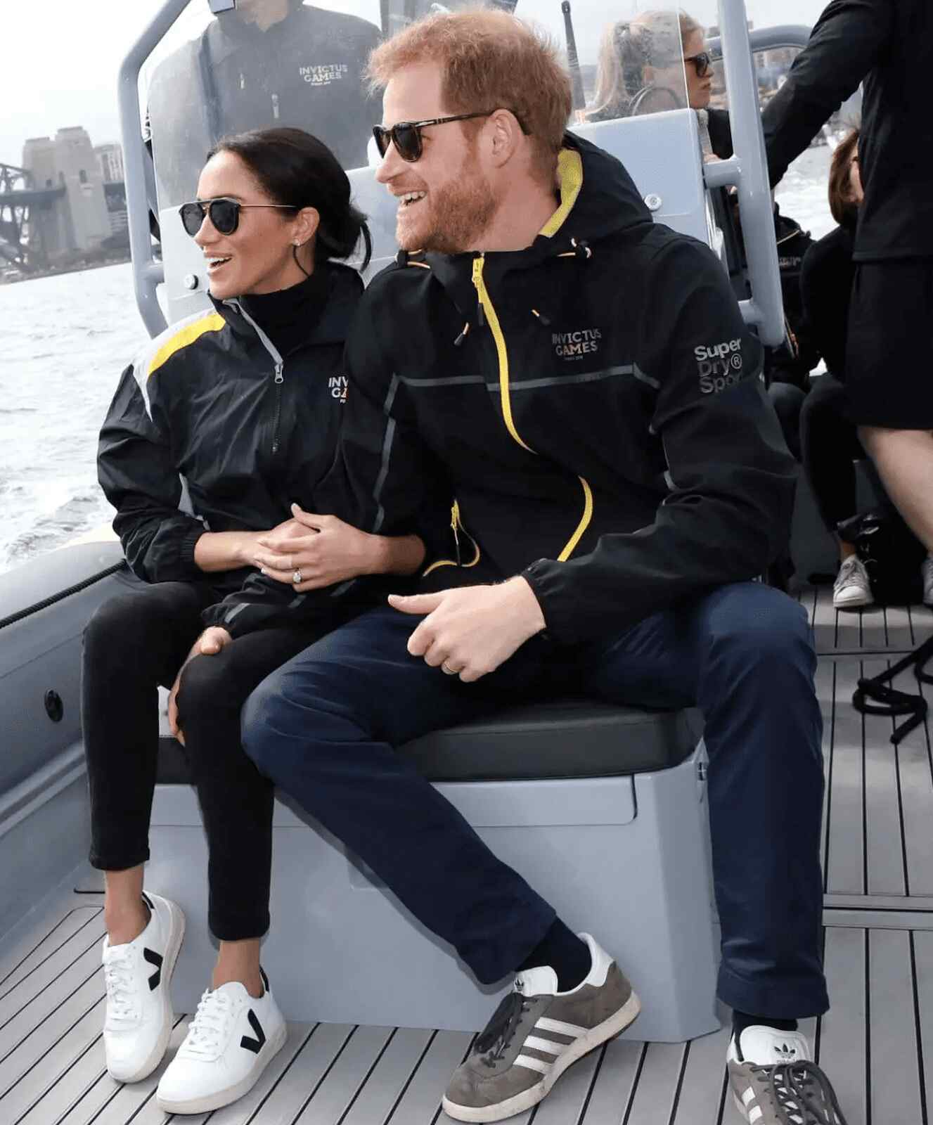 Meghan Markle con el Príncipe Harry