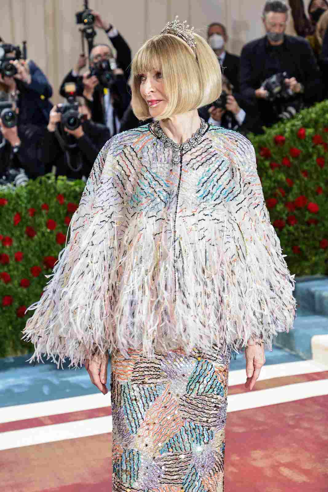 Anna Wintour posando