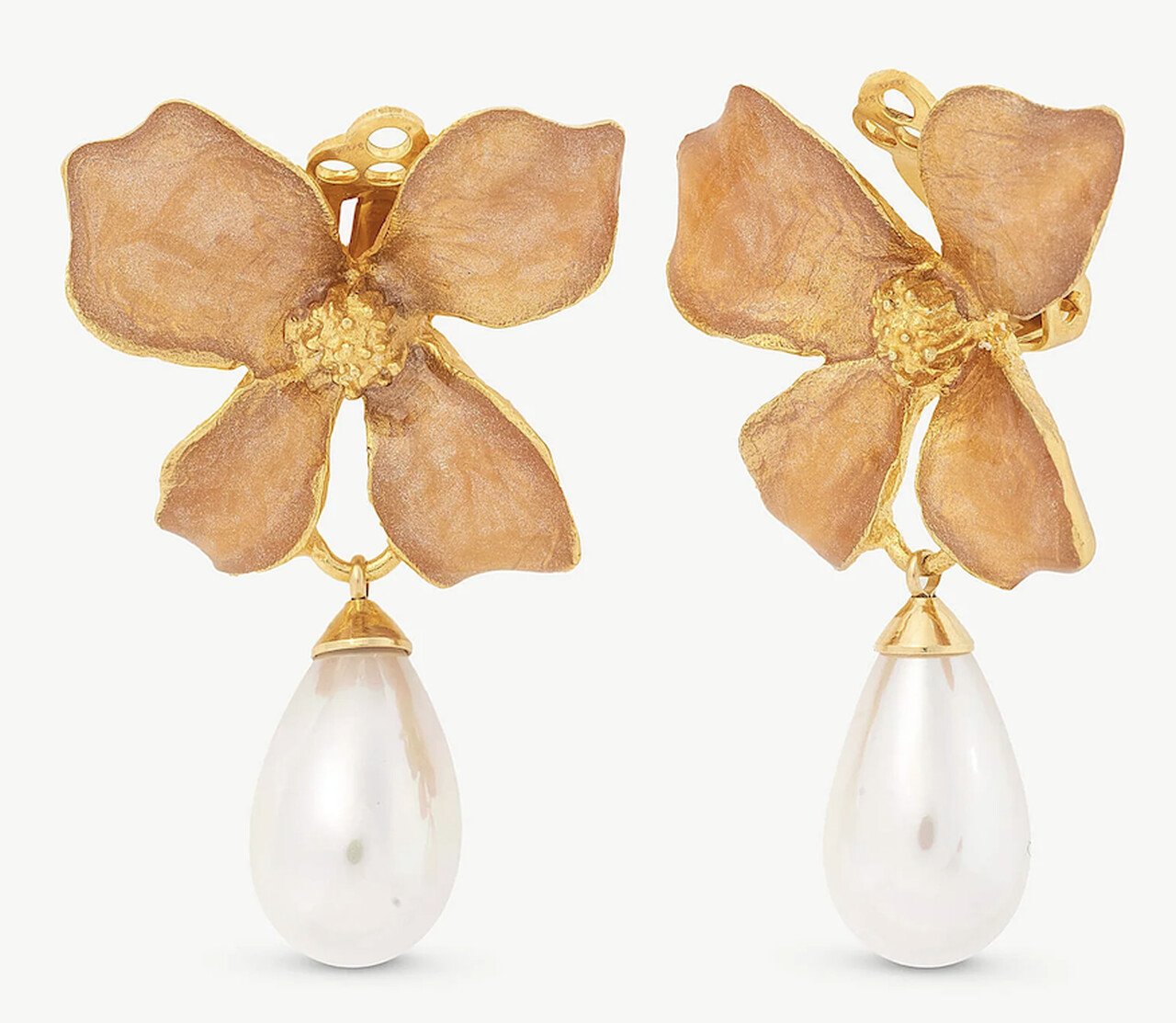 Pendientes flor