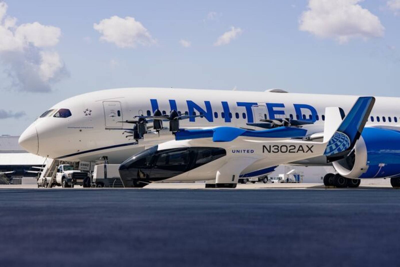 Avión de United Airlines