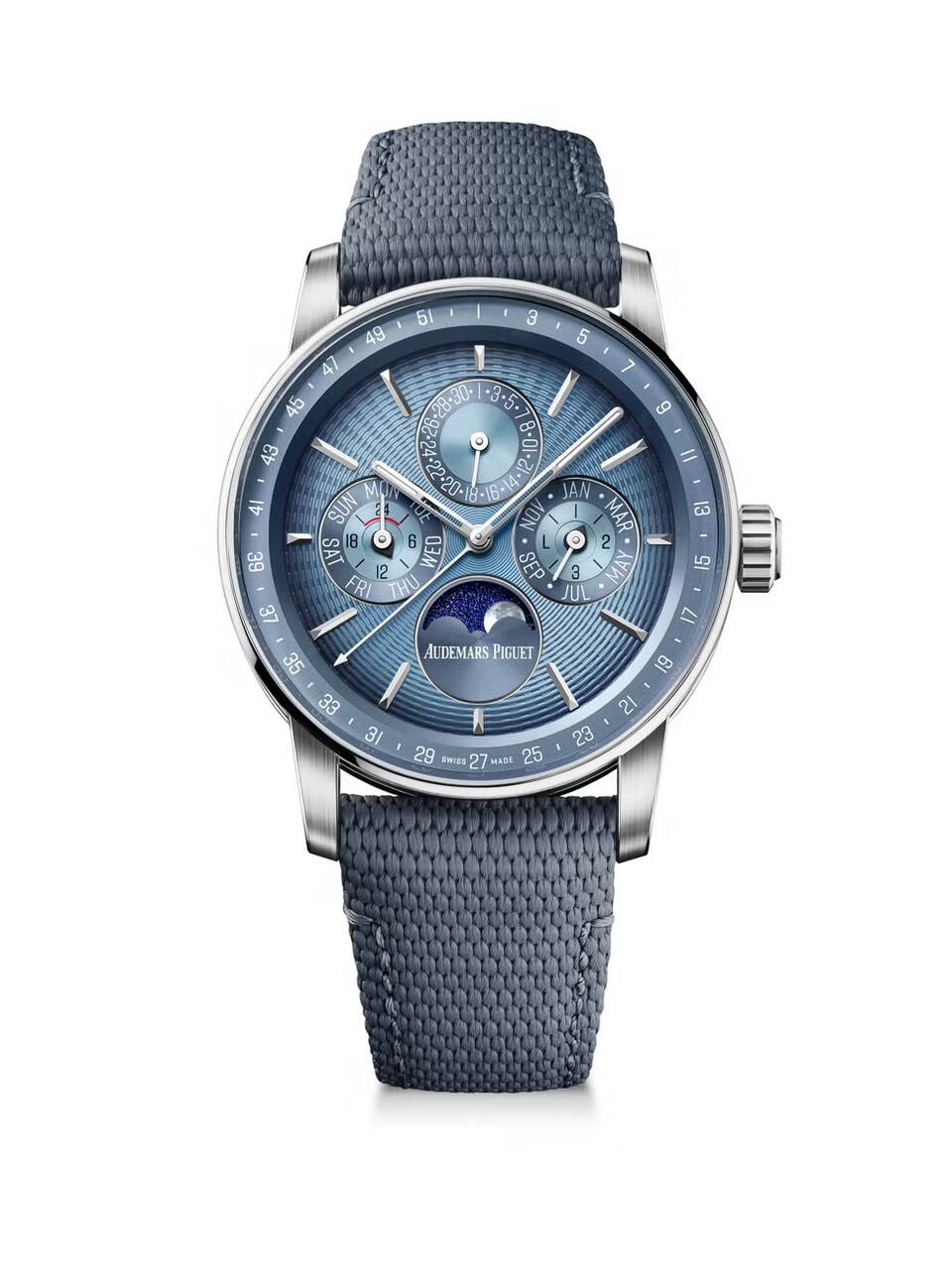 esfera reloj verano azul